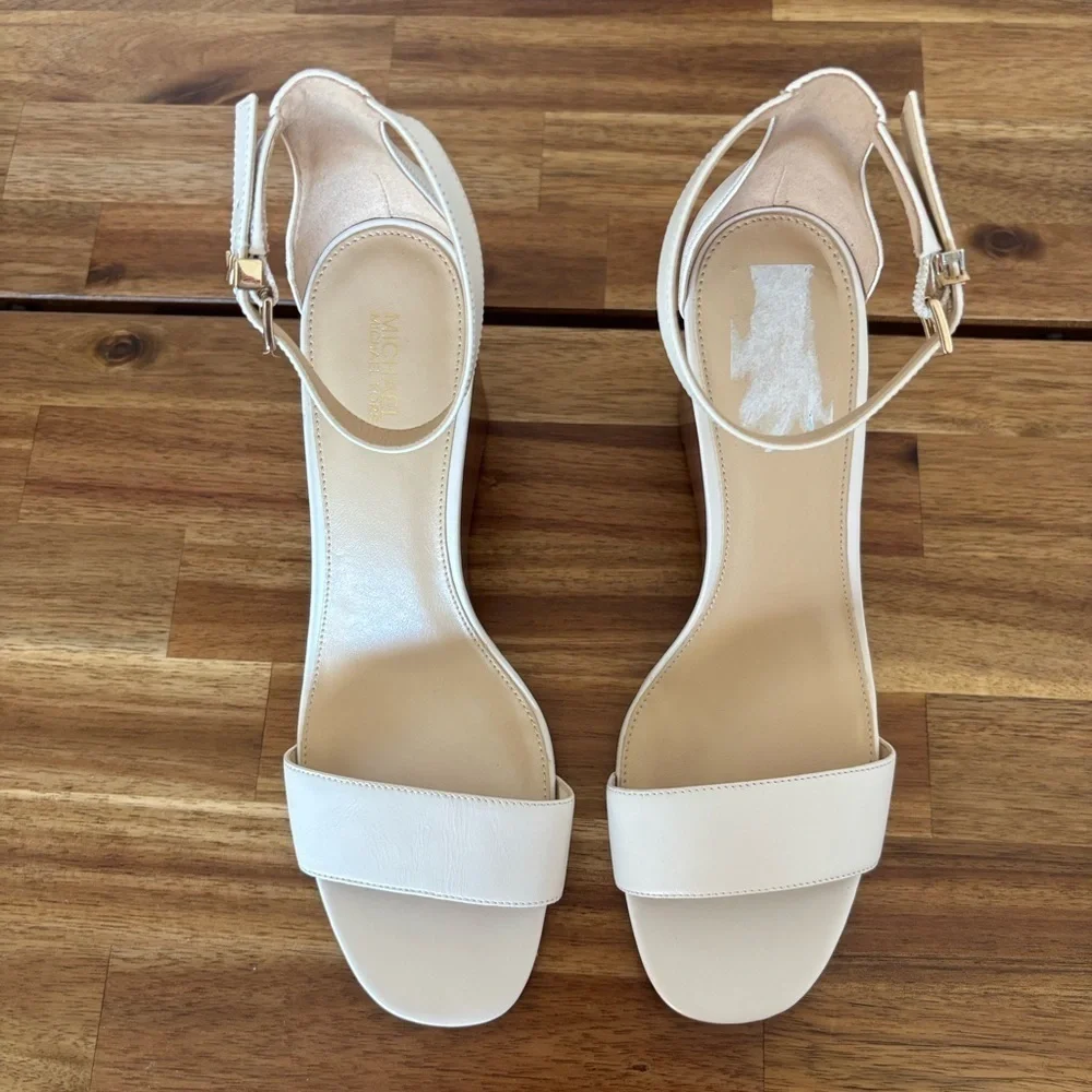 Michael Michael Kors Fiona Wedge Dress Sandals Size‎ 9.5